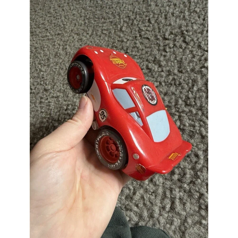 Fisher Price CARS Shake & Go Lightning McQueen Piston Cup Edition 2005 WORKS
